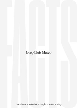 Facts Josep Lluís Mateo