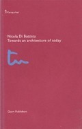 Panta rhei nº 1 - Nicola Di Battista - Towards an architecture of today