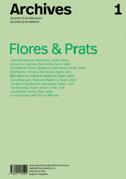 Archives 1 Journal of Architecture 02.2020  3rd edition  Flores & Prats